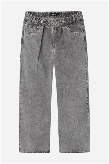 LMTD Nilizza Wide Pants - Light Grey Denim