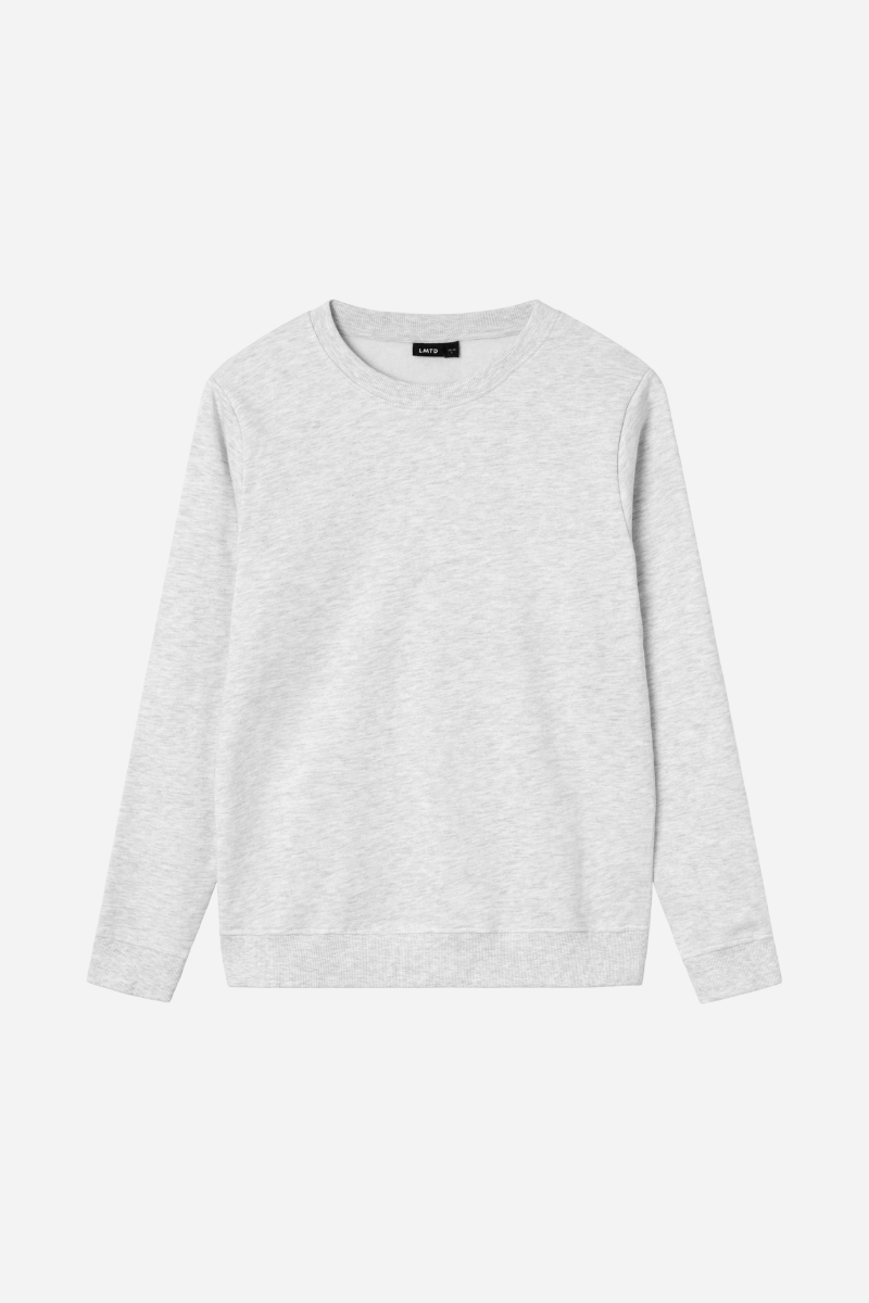 LMTD Nizu Bru O-neck Sweatshirt - Light Grey Melange