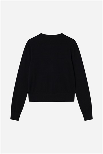 LMTD Nulli Short Knit Cardigan - Black