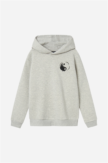 LMTD Salance Sweat Hood - Light Grey Mealnge