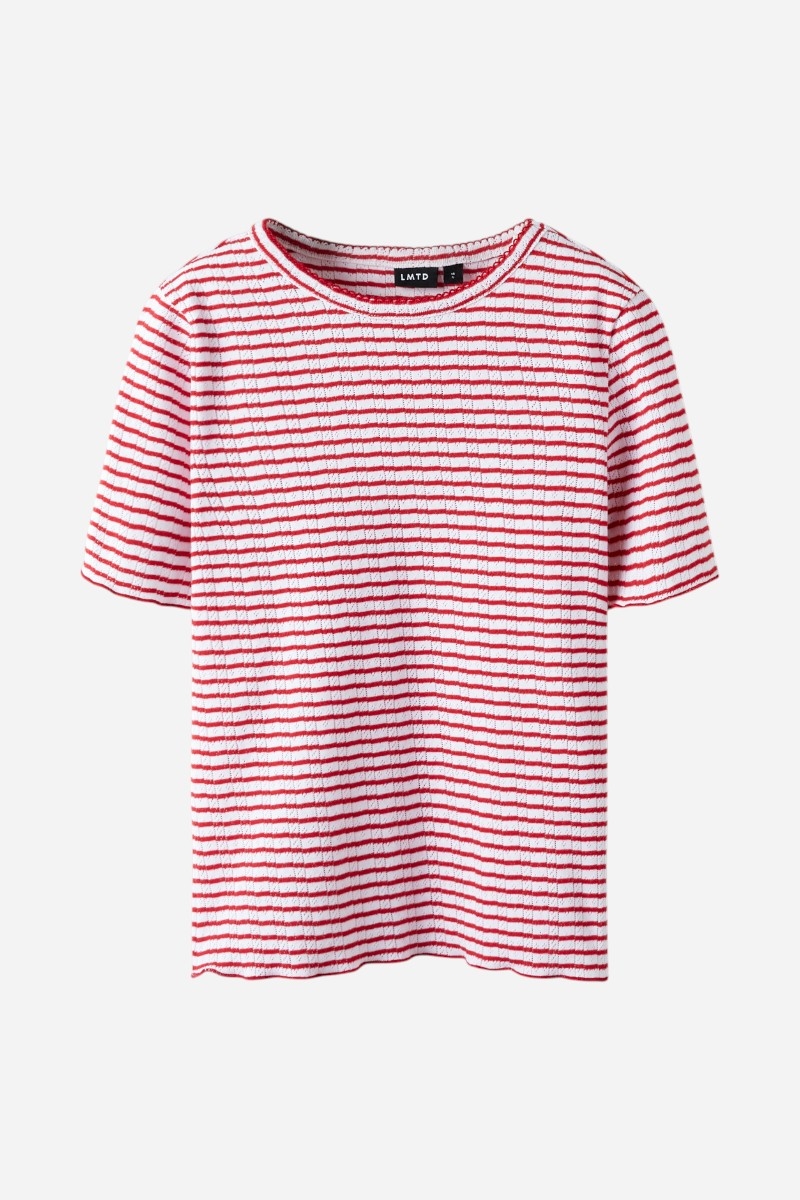 LMTD Seher Short T-shirt - Hibiscus White