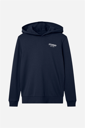 LMTD Studio LS Bru Sweat Hood - Dark Sapphire