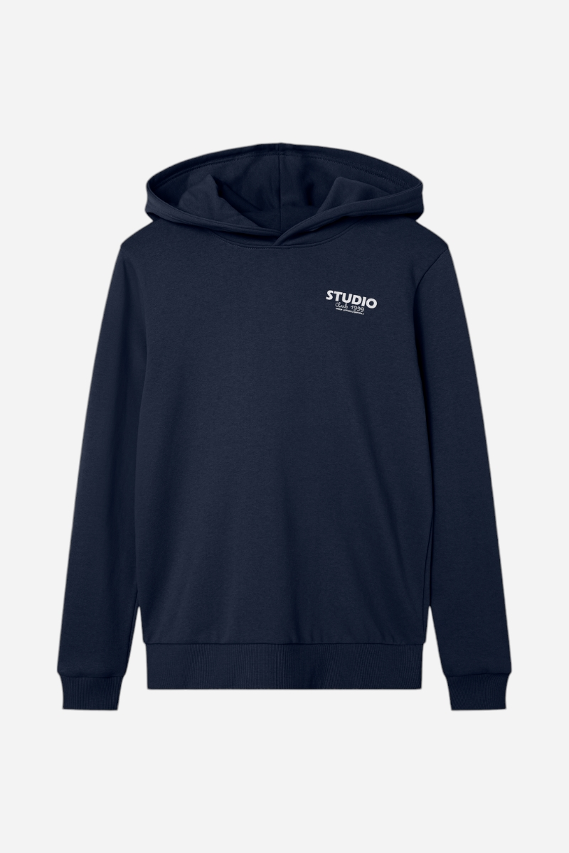 LMTD Studio LS Bru Sweat Hood - Dark Sapphire