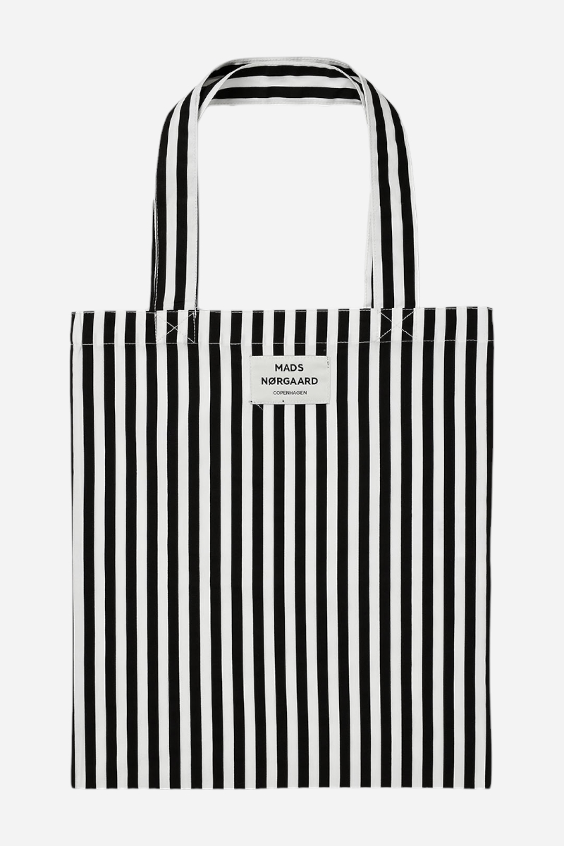 Mads Nørgaard Atoma Bag - Black White Alyssum