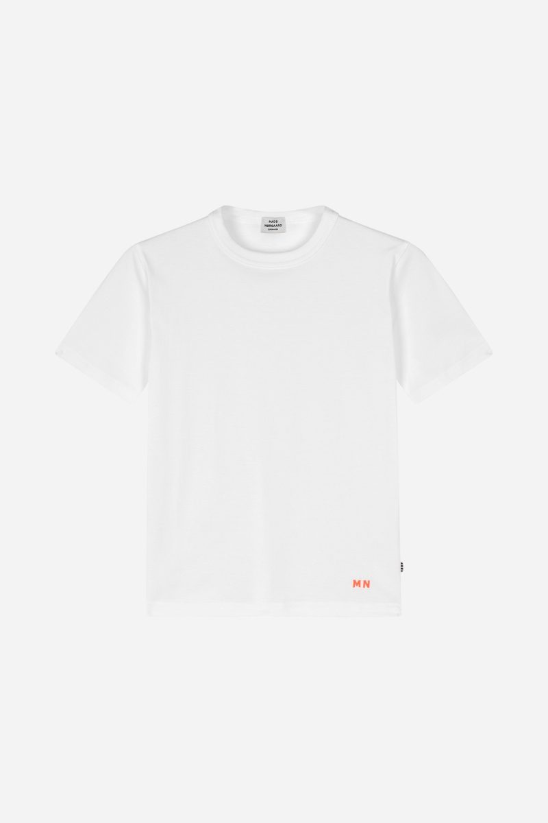 Mads Nørgaard Soft Single T-shirt - Theo - White