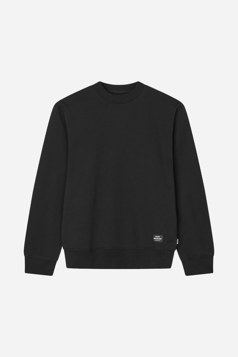 Mads Nørgaard Light Terry Sole Sweatshirt  - Black