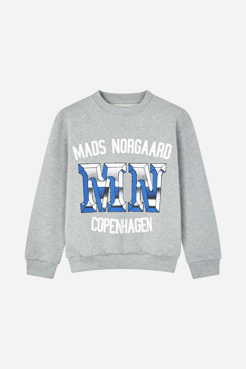 Mads Nørgaard Sonar Sweat - Light Grey