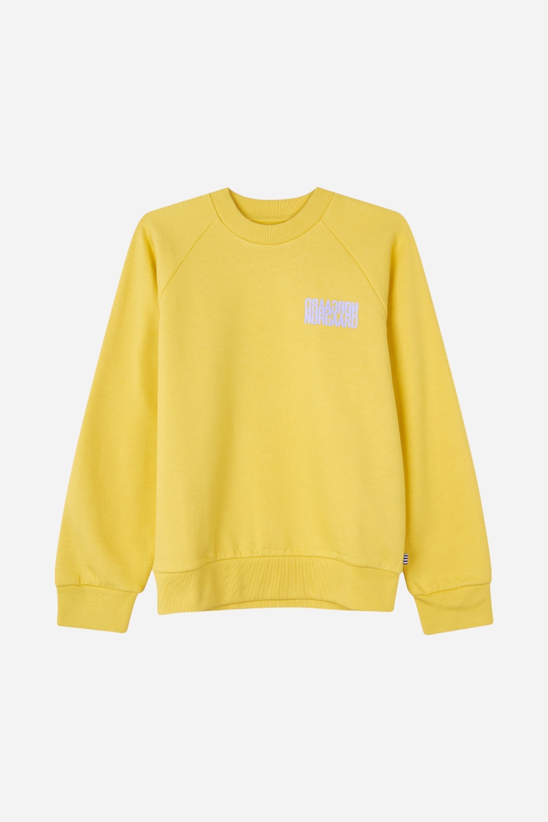 Mads Nørgaard Organic Sweatshirt Allisa - Lemon Zest