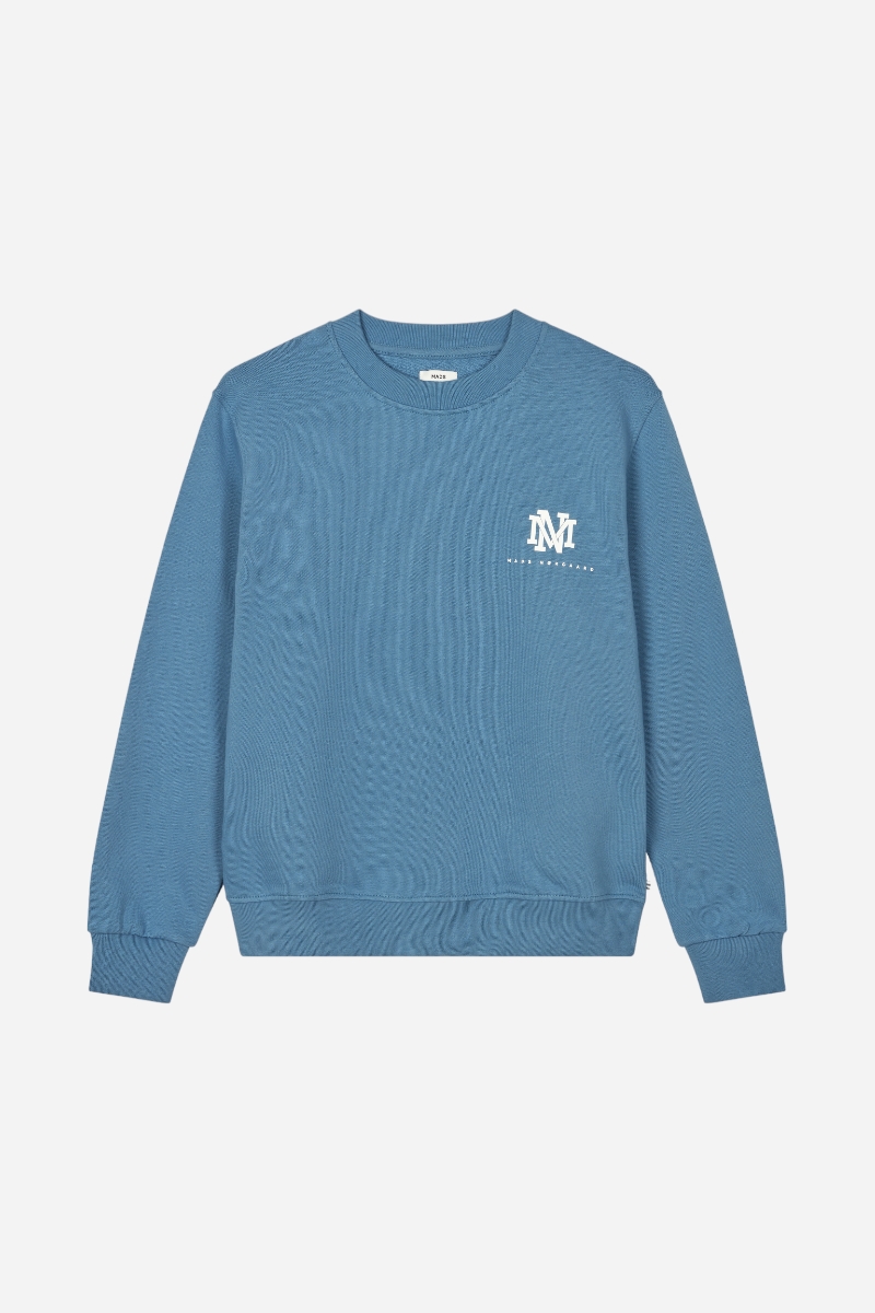 Mads Nørgaard Light Organic Solo Sweatshirt - Captain´s Blue