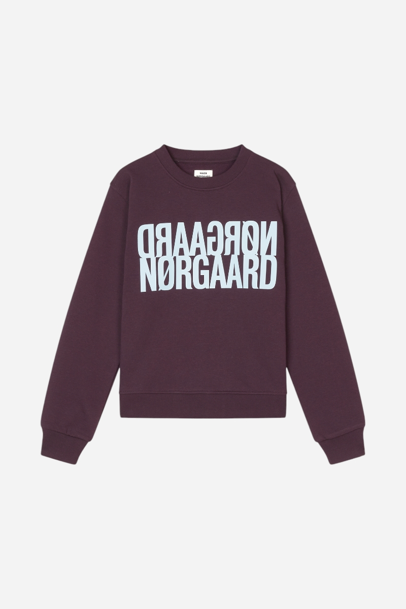 Mads Nørgaard Organic Sweatshirt Talinka - Plum Perfect