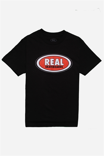 Real T-Shirt - Oval - Black