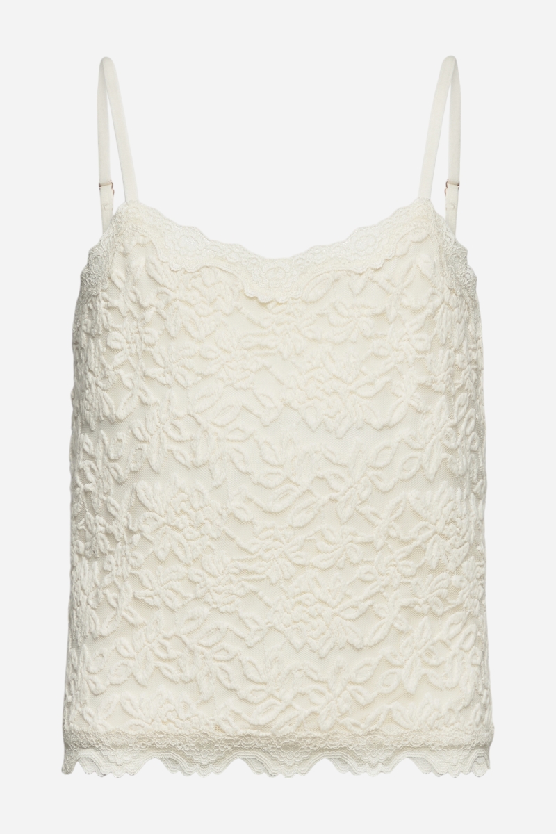 Rosemunde Delicia strap top - Ivory 