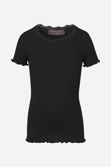 Rosemunde Silk Lace T-shirt - Black
