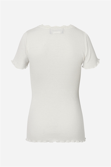 Rosemunde Silk Lace T-shirt - New White 