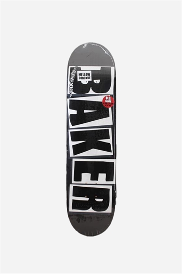 Baker Brand Logo Skateboard - Black/White