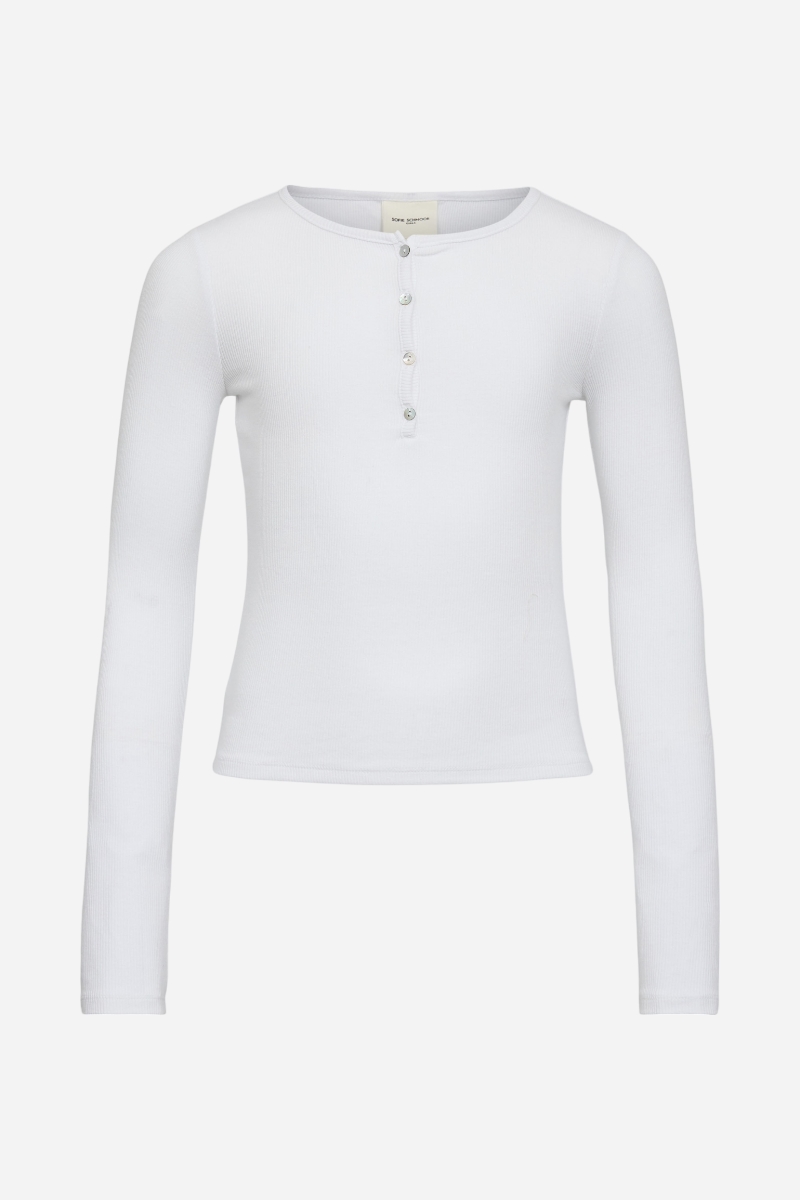Sofie Schnoor Amra Long Sleeve T-shirt - Brilliant White