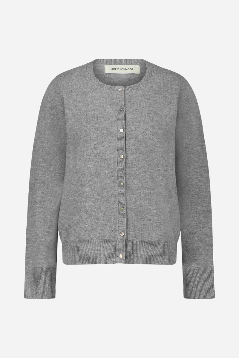 Sofie Schnoor Cissesy Cardigan - Grey Melange