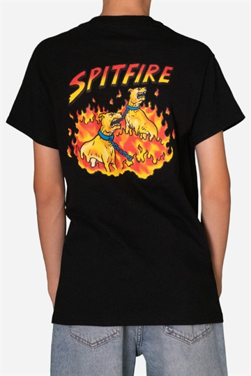Spitfire Tee Hell Hounds - Black W. Multi Color