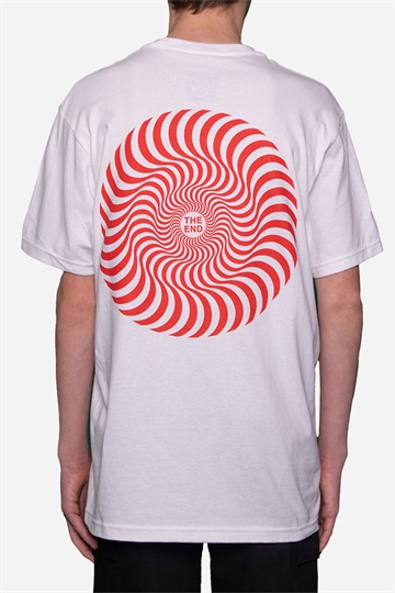 Spitfire T-shirt - Classic 87 Swirl - White Red