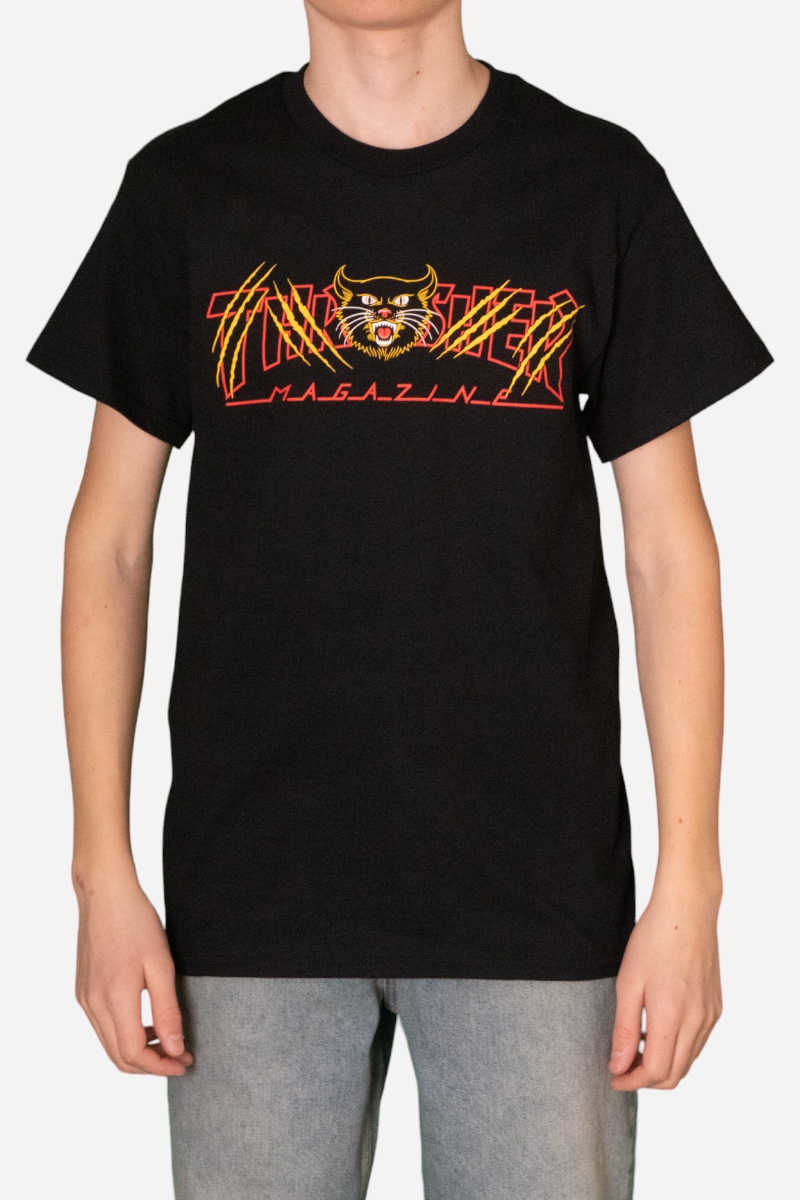 Thrasher Gato T-shirt - Black