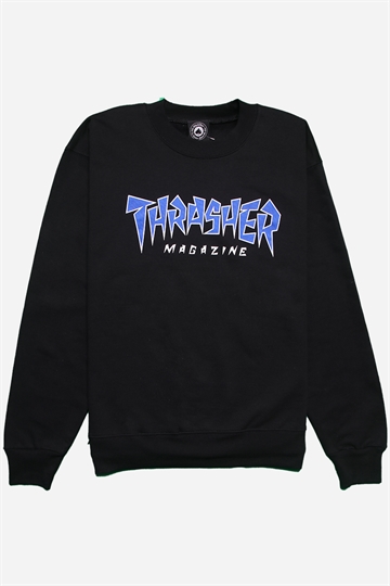 Thrasher Sweatshirt - Jagged Logo - Black