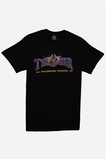 Thrasher T-Shirt - Fortune Logo - Black