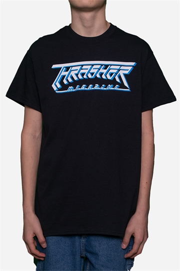 Thrasher T-shirt - Future Logo - Black