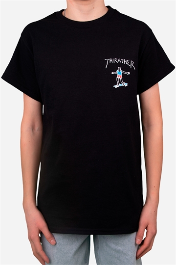 Thrasher Gonz Mini Logo T-shirt - Black