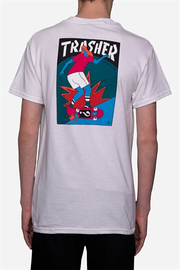 Thrasher T-shirt - Hurricane - White