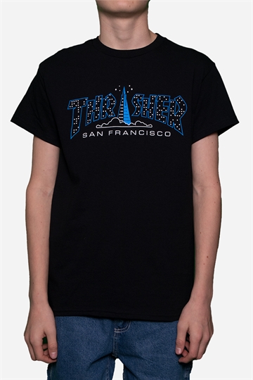 Thrasher T-shirt - Pyramid - Black