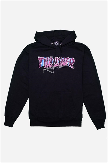 Thrasher Hoodie - Vice Logo - Black