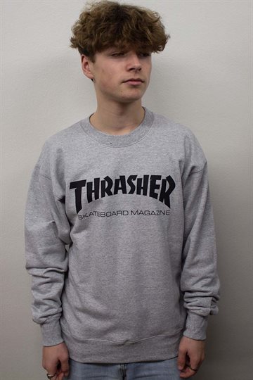 Thrasher Sweatshirt - Skate Mag - Grey
