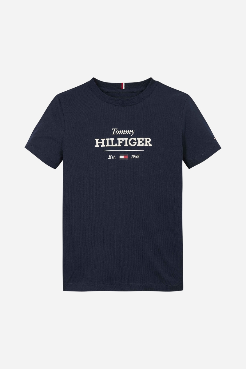 Tommy Hilfiger - MONOTYPE 1985 REG TEE - Dark Night Navy