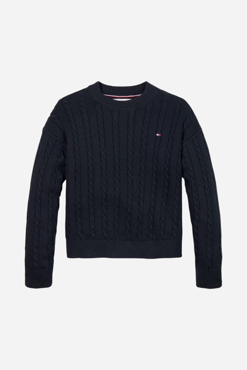 Tommy Hilfiger Cable Sweater - Desert Sky