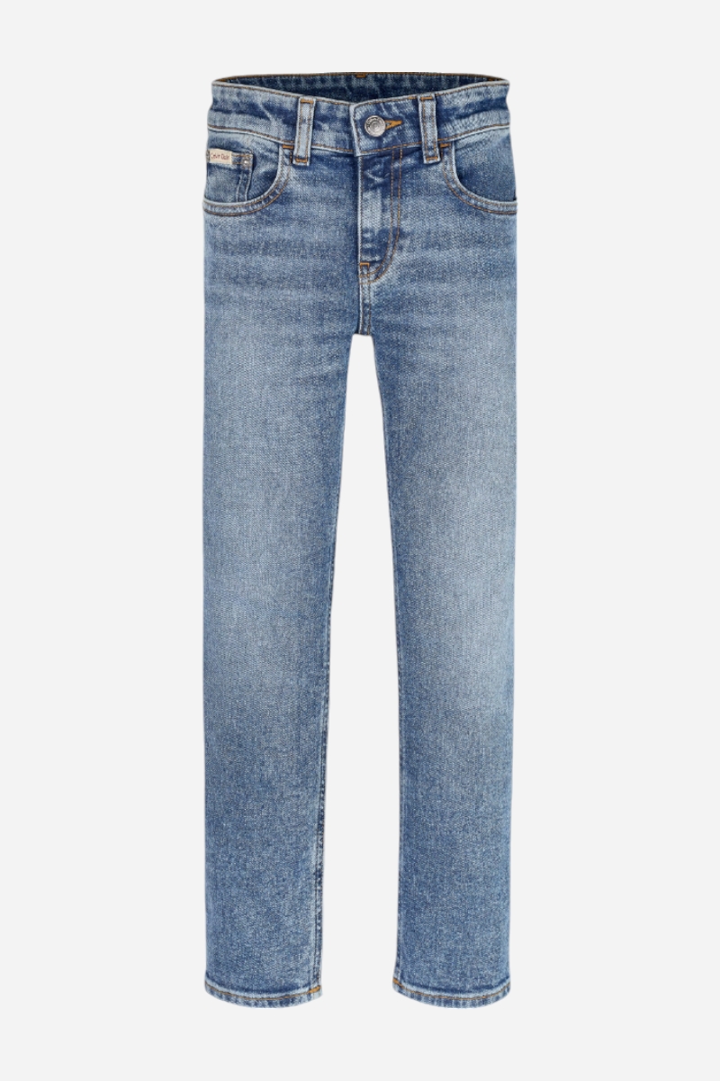 Calvin Klein Regular Straight Jeans - Washed Blue Hero