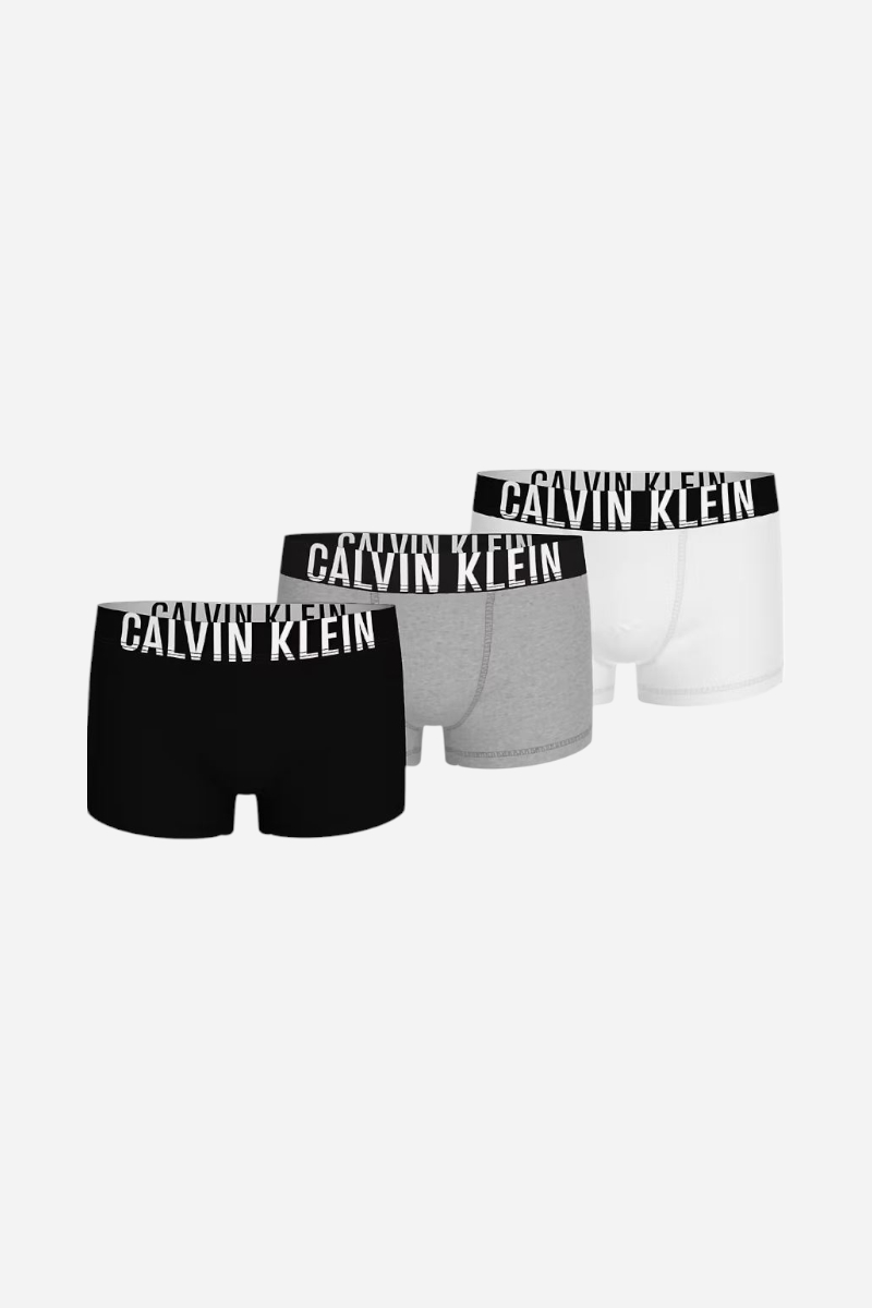 Calvin Klein Trunk 3 Pack Boxer - White / Black / Grey Heather