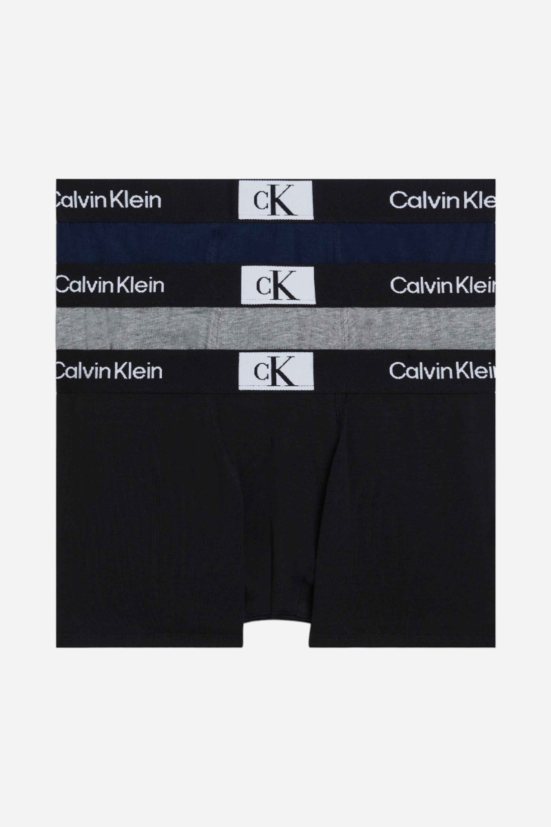 Calvin Klein Trunk 3 Pack Boxer - Navy Iris / Grey Heather / Black