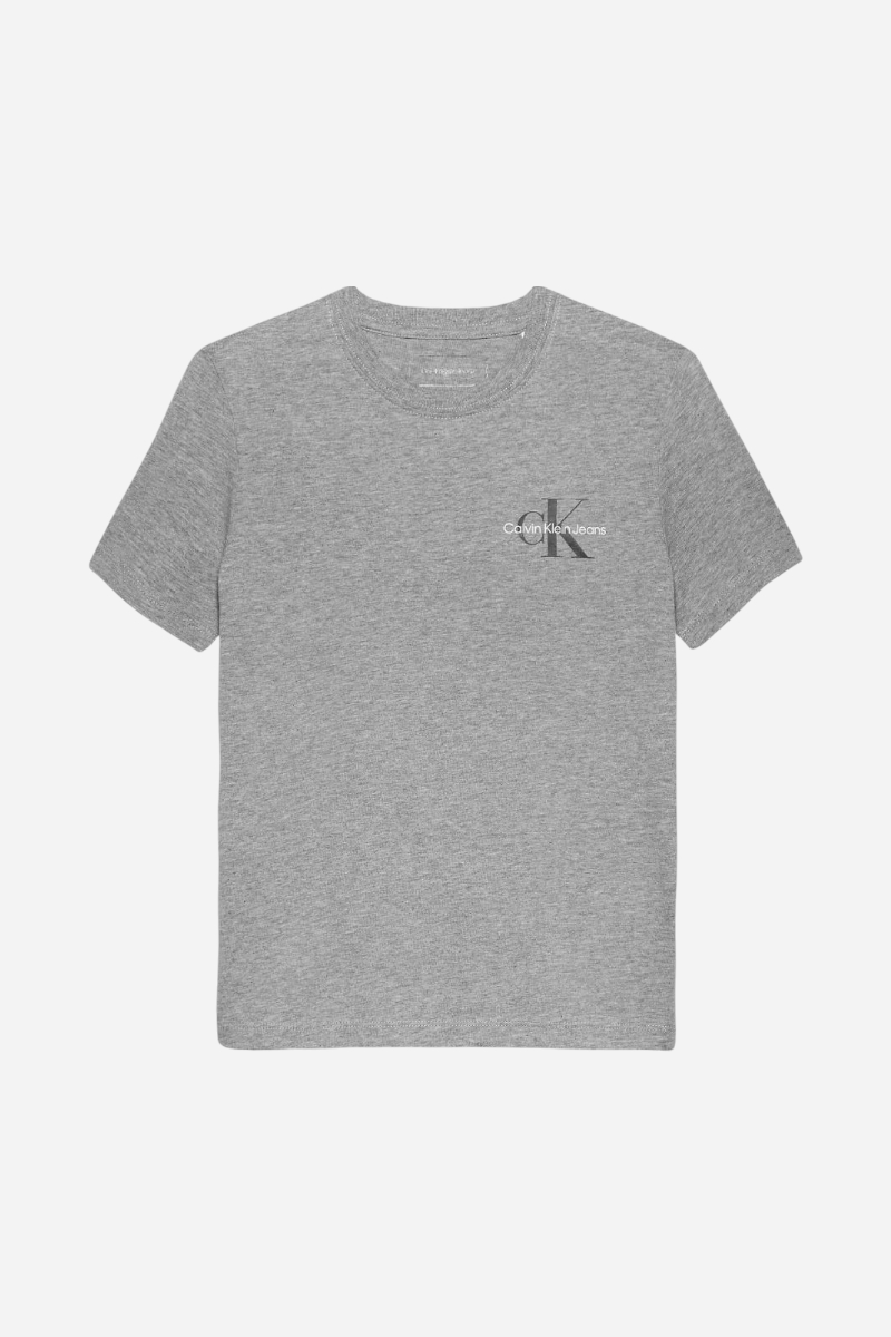 Calvin Klein Chest Monologo T-shirt - Grey Heather