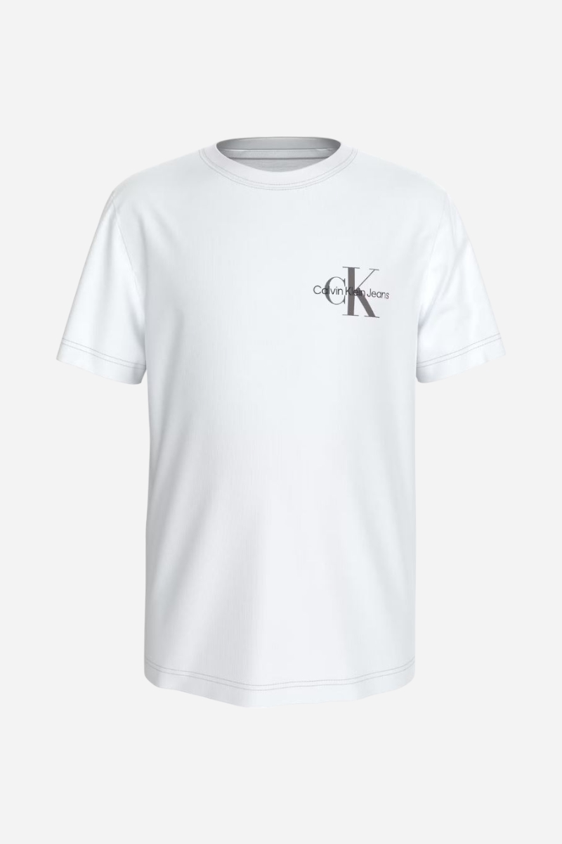 Calvin Klein Chest Monologo T-shirt - Bright White