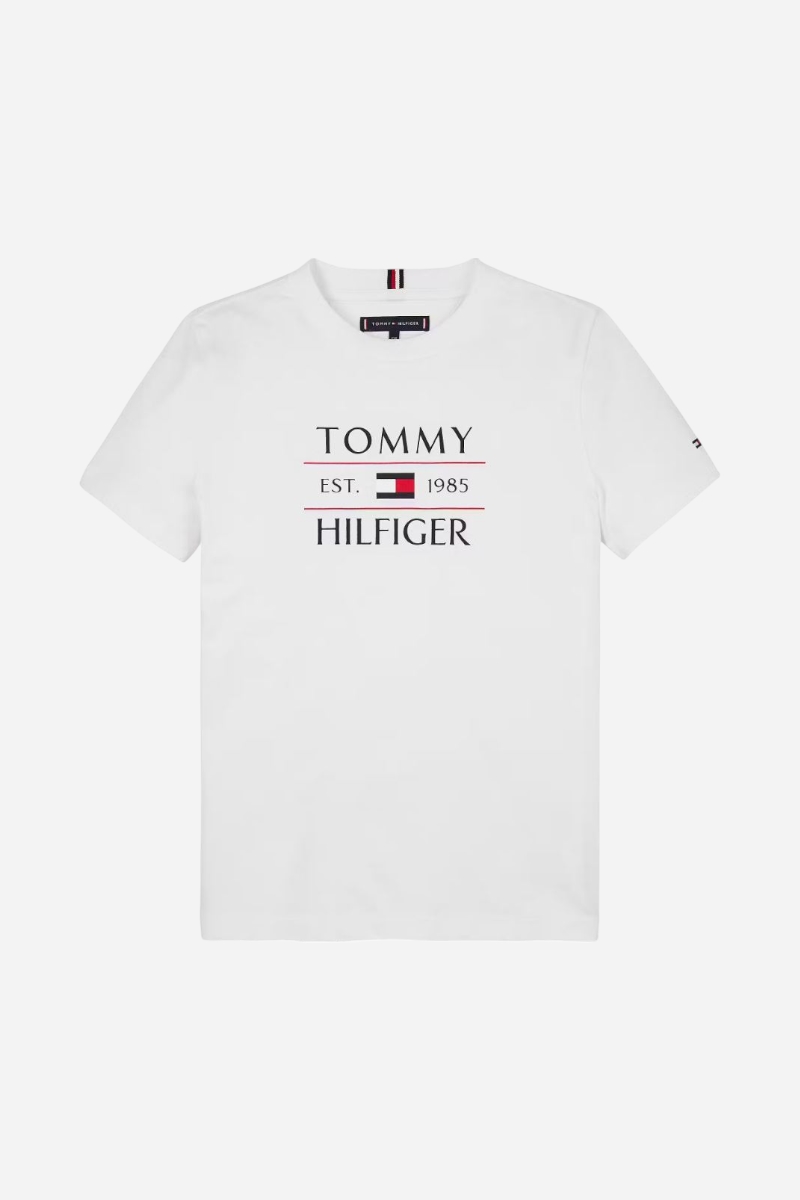 Tommy Hilfiger Flag Tee - White