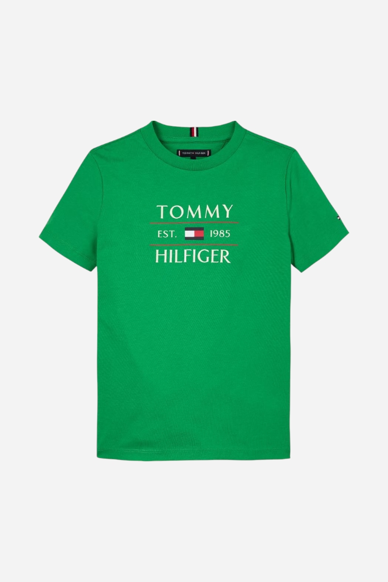 Tommy Hilfiger Flag Tee - Radiant Green