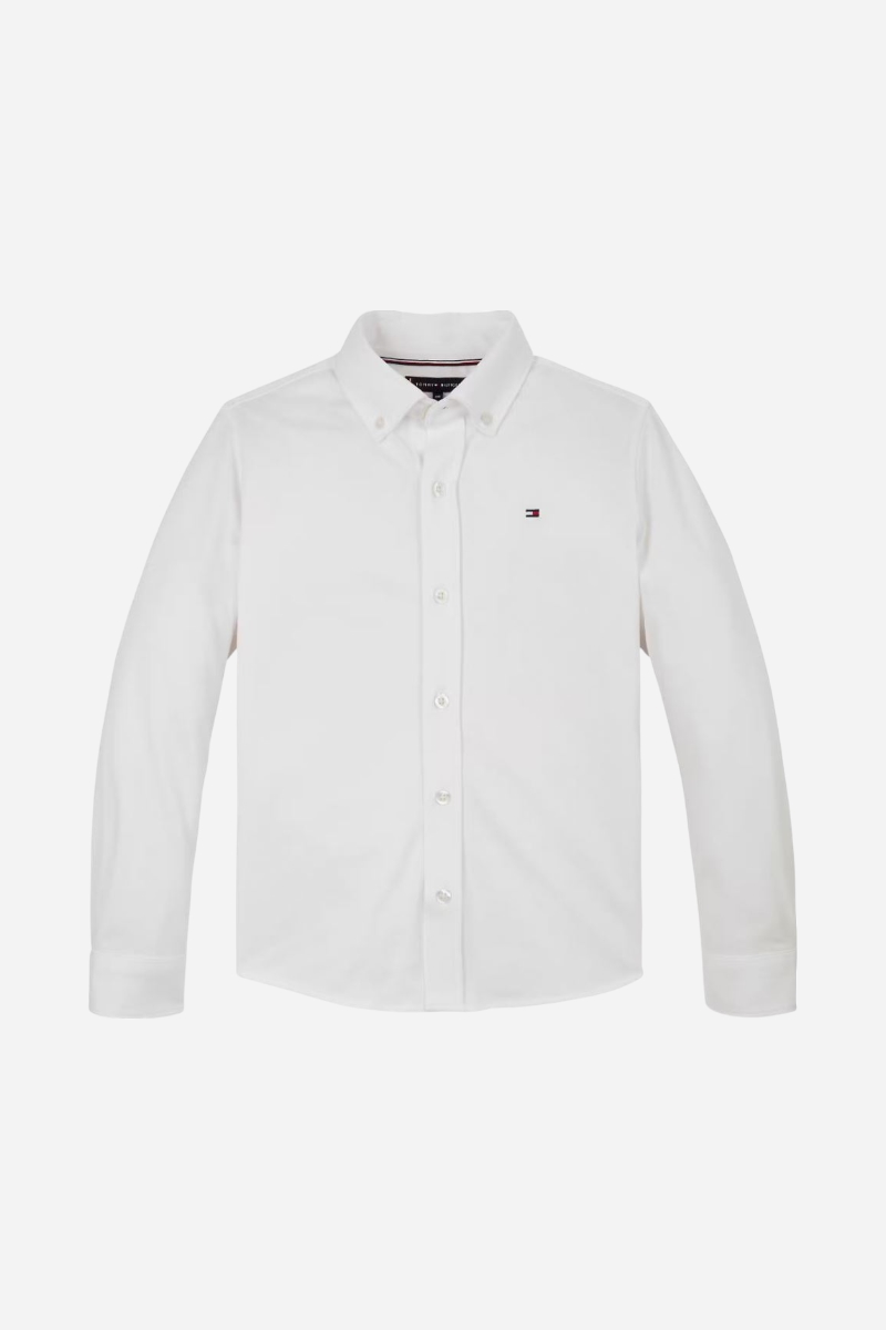 Tommy Hilfiger Pique Regular Shirt - White